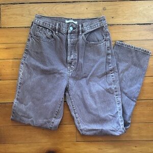 PacSun Brown High-Waisted Dad Jeans